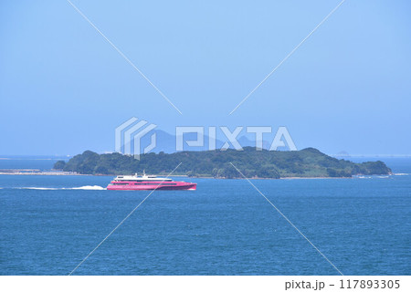 今朝の響灘 今朝の響灘 117893305