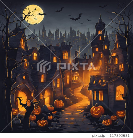 不気味なハロウィーン 不気味なハロウィーン 117893681