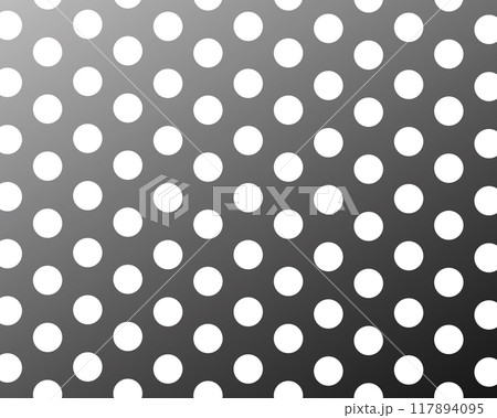 シンプルなモノトーンドット背景 117894095