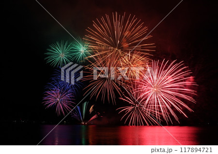 花火大会　日本海　香住　7月 117894721