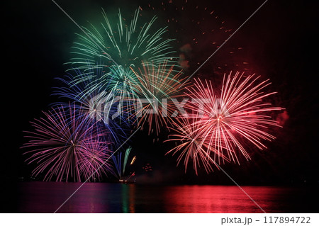 花火大会　日本海　香住　7月 117894722