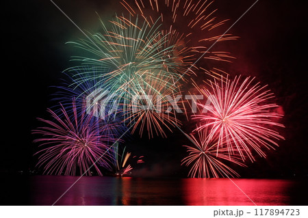 花火大会　日本海　香住　7月 117894723