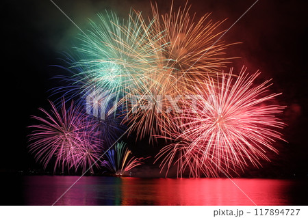 花火大会　日本海　香住　7月 117894727