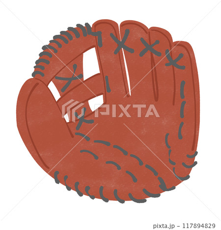 野球のグローブのイラスト 野球のグローブのイラスト 117894829