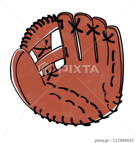 野球グローブのイラスト 野球グローブのイラスト 117894833
