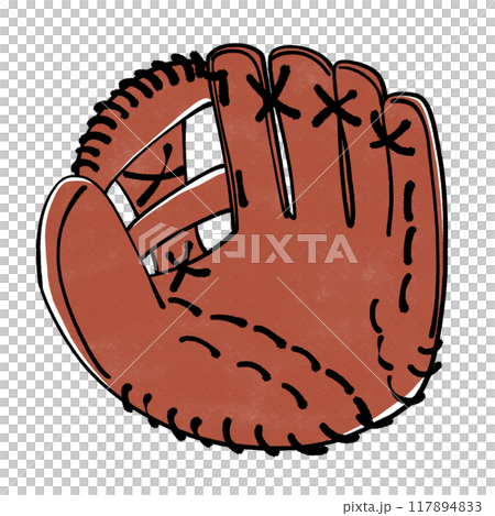 野球グローブのイラスト 野球グローブのイラスト 117894833