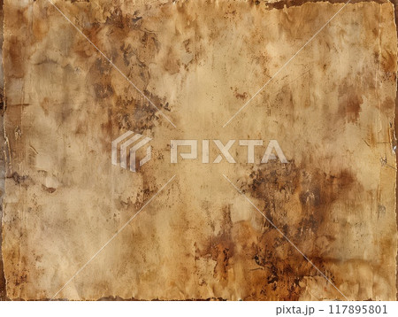 Aged, Stained, Brown Paper Texture 117895801
