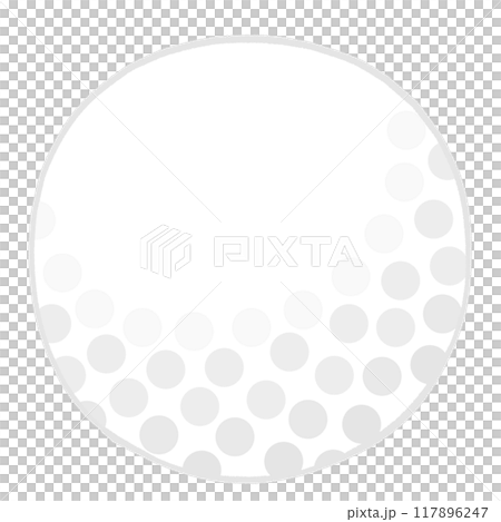 ゴルフボールのイラスト 117896247