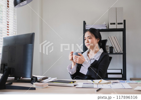 Architect could develop a concept for the design house in modern office. 117896316