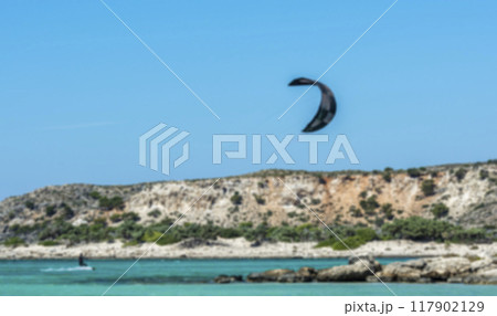 Sports theme in a creative story with a blurry surface image 117902129