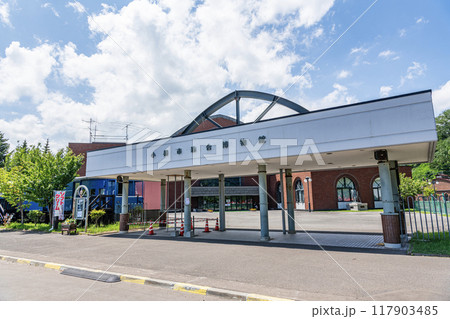 北海道小樽市　鉄道車両が数多く保存されている小樽市総合博物館 117903485