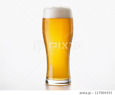 グラスビール 117904355