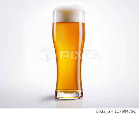 グラスビール 117904356