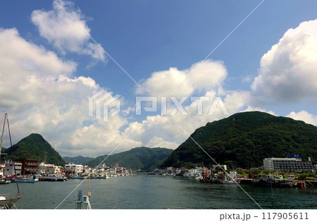 下田富士と寝姿山 117905611