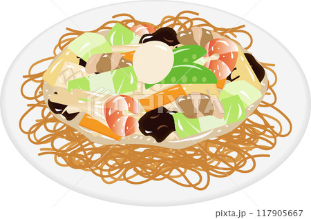 あんかけ焼きそば 117905667