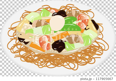 あんかけ焼きそば 117905667