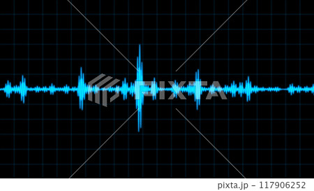 Hologram music wave form Hologram music wave form 117906252