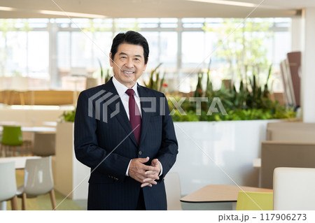 エグゼクティブなビジネスマン　撮影協力：学校法人電波学園　東京電子専門学校 117906273