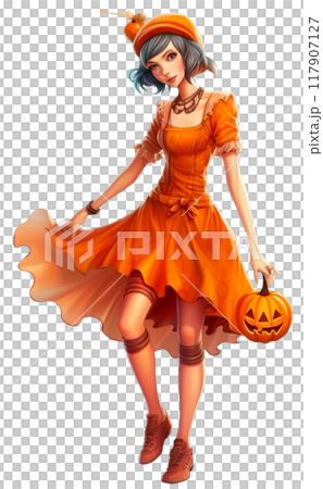 Halloween girl 117907127