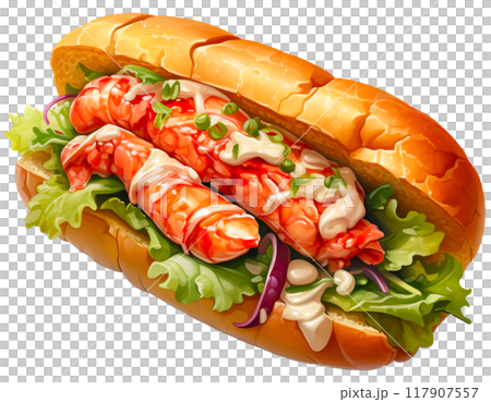 Lobster roll 117907557