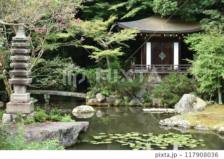 毘沙門堂門跡　庭園「晩翠園」 117908036