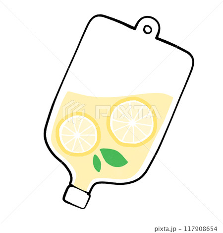 ビタミン点滴のイメージイラスト ビタミン点滴のイメージイラスト 117908654