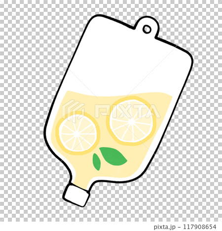 ビタミン点滴のイメージイラスト ビタミン点滴のイメージイラスト 117908654