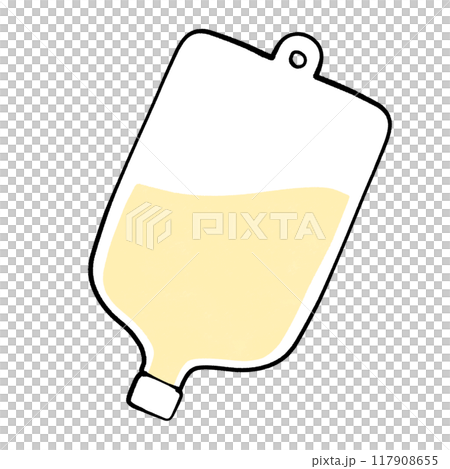 点滴パックのイラスト 117908655