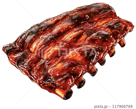 Pork ribs 117908789