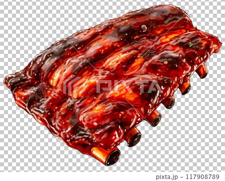 Pork ribs 117908789