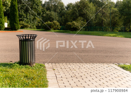 park environment nature bin recycling container grass waste trash design outdoor garbage green park environment nature bin recycling container grass waste trash design outdoor garbage green 117908984