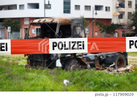 German police tape German police tape 117909020