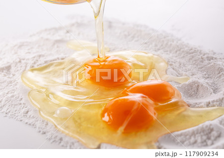 卵と小麦粉 卵と小麦粉 117909234