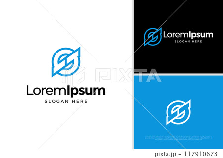 Infinity letter T logo vector design template 117910673