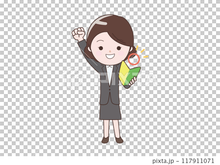 女商人顯示初學者沒問題 女商人顯示初學者沒問題 117911071