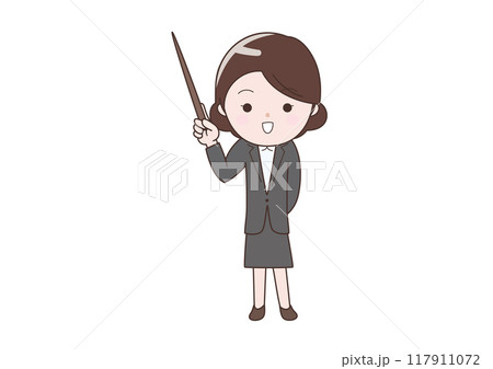 プレゼンしているビジネスウーマン プレゼンしているビジネスウーマン 117911072