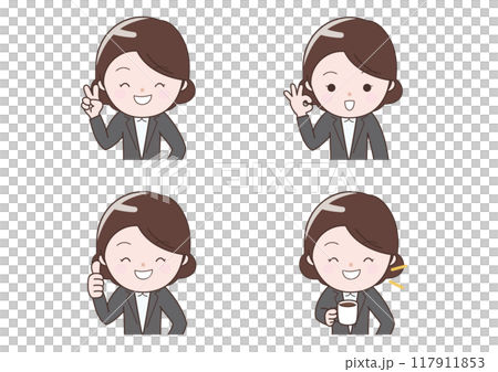 批准微笑的女商人集 批准微笑的女商人集 117911853