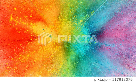 Coloured Powder Explosions, Holi Smoke Colours. 117912079