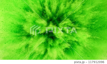 Green Powder Explosions, Holi Smoke Colours. Green Powder Explosions, Holi Smoke Colours. 117912096
