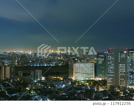 川崎駅周辺～東京都心臨海部方面の夜景 117912256