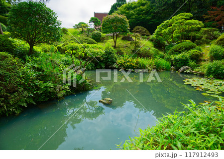 庭園・鶴舞園 池泉回遊式庭園 豪商・本間家の別邸と庭園が美術館に 庭園・鶴舞園 池泉回遊式庭園 豪商・本間家の別邸と庭園が美術館に 117912493