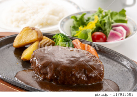 ハンバーグ ハンバーグ 117913595