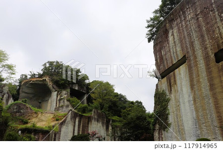 大谷石採掘場跡 景観公園 宇都宮市 栃木県 大谷石採掘場跡 景観公園 宇都宮市 栃木県 117914965