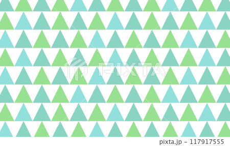 おしゃれでかわいい、シンプルな三角形の幾何学模様の背景。モダンでミニマルなデザインが特徴です。緑、黄 おしゃれでかわいい、シンプルな三角形の幾何学模様の背景。モダンでミニマルなデザインが特徴です。緑、黄 117917555