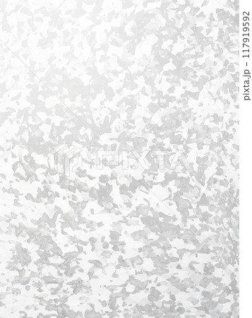 白灰色の亜鉛メッキ鋼板の結晶模様の表面の縦長の背景画像 117919592