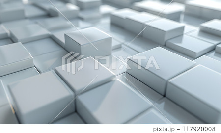 Multiple white rectangles stacked on top of each other 117920008