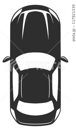 Sport car black icon. Traffic transport top view Sport car black icon. Traffic transport top view 117921339