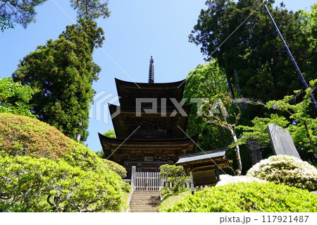 信州の鎌倉塩田平にはたくさんの寺があります(大法寺) 信州の鎌倉塩田平にはたくさんの寺があります(大法寺) 117921487