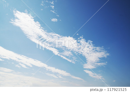 Nature background of sky view with clounds. 117921525