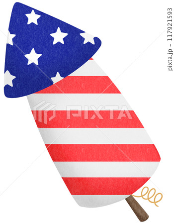 USA firework rocket 117921593